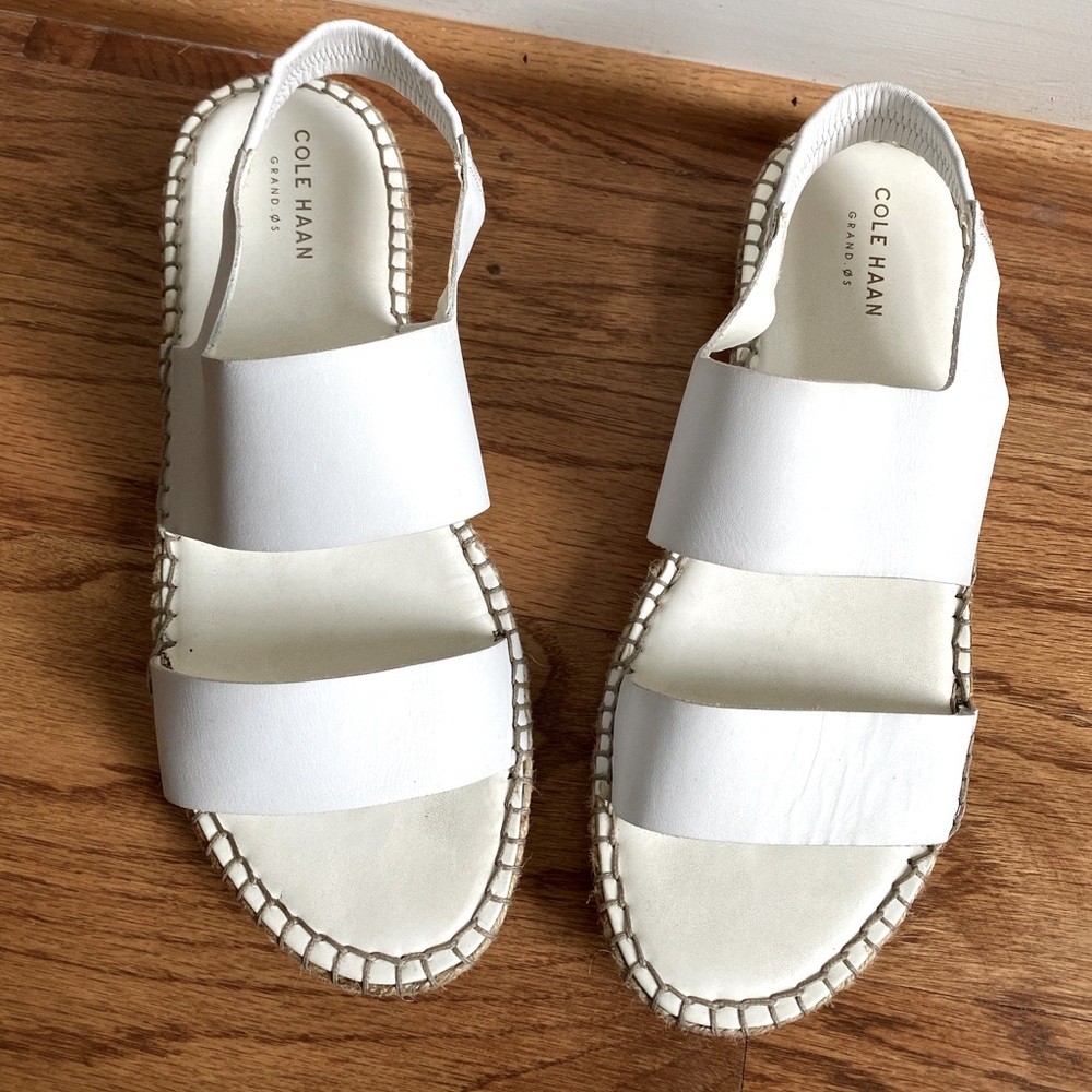 Cole Haan CloudFeel Leather Slingback Sandals
